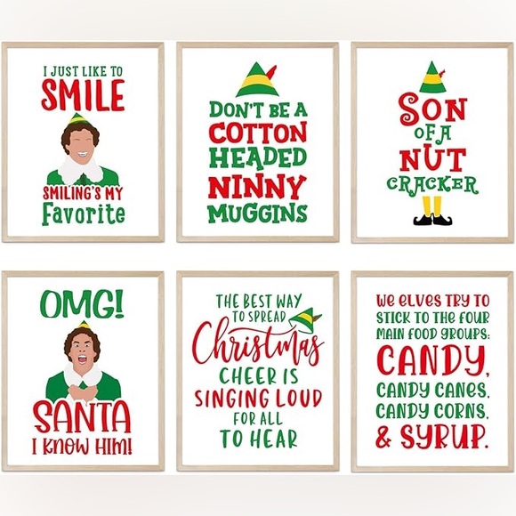 Buddy the Elf Wall Print Posters - Picture 2 of 8